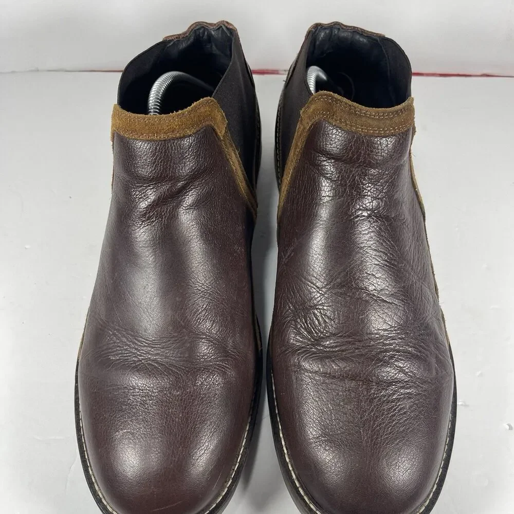 Naot Men's Leather Slip-On Chelsea Boots - Brown - Size EU 45 / US 12